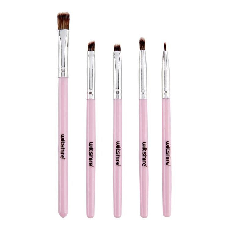 Wiltshire Brush Set Of 5 Pink