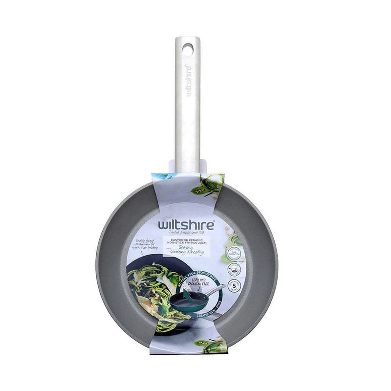Wiltshire Easycook Green Kitchen Stovetop Ceramic Coated Frying Pan 20cm
