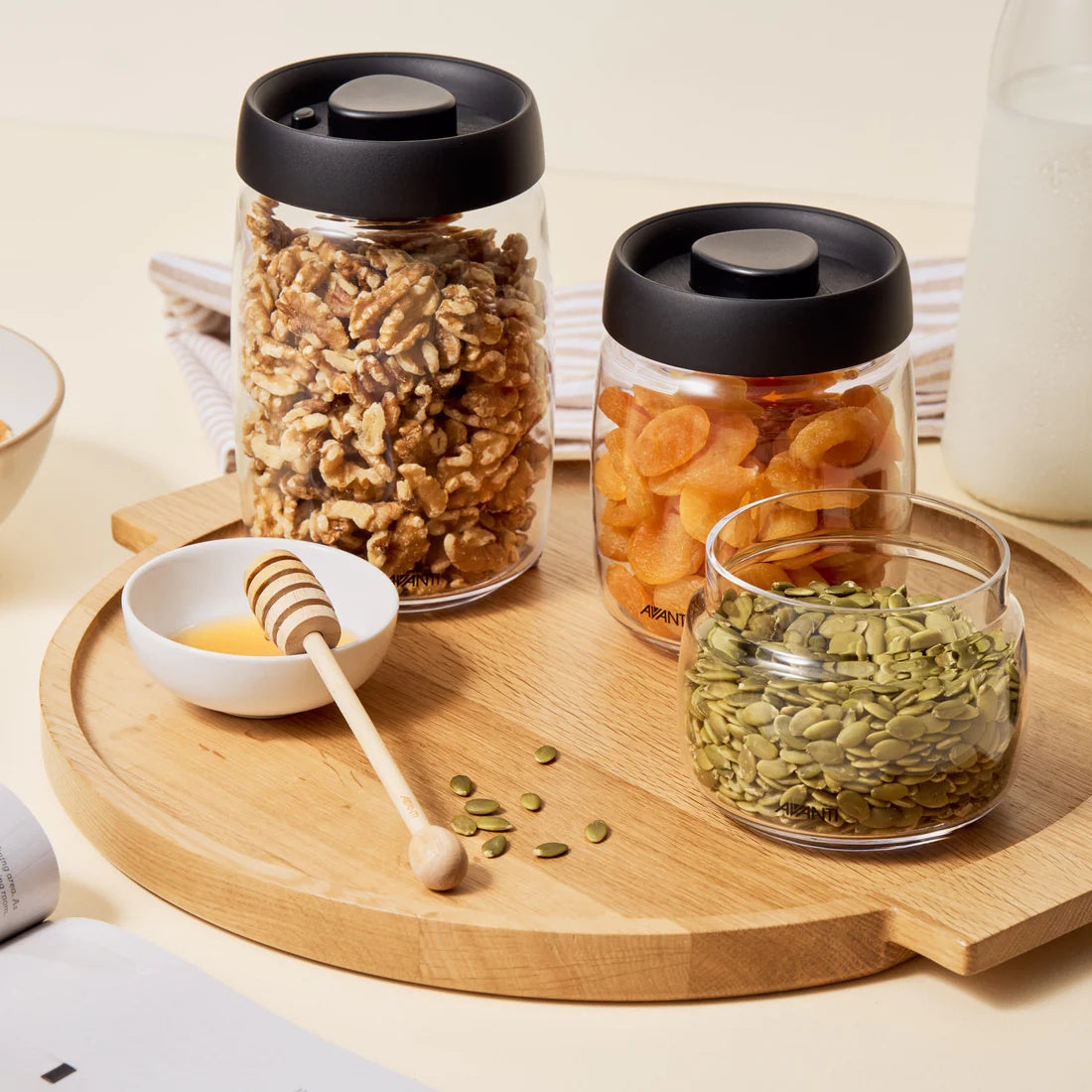 Avanti Stackable Vacuum Storage Jar