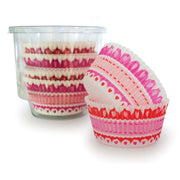 G&S Bake Cups (Frills) Pack 80 - Red/Pink