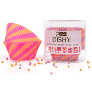 G&S Bake Cups (Frills) Pack 80 - Orange/Pink
