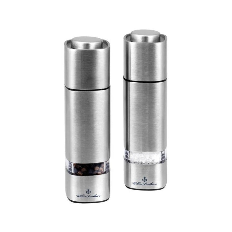 Wilkie Brothers Square Stainless Steel S+P Mill Set Stainless Steel 15.5cm