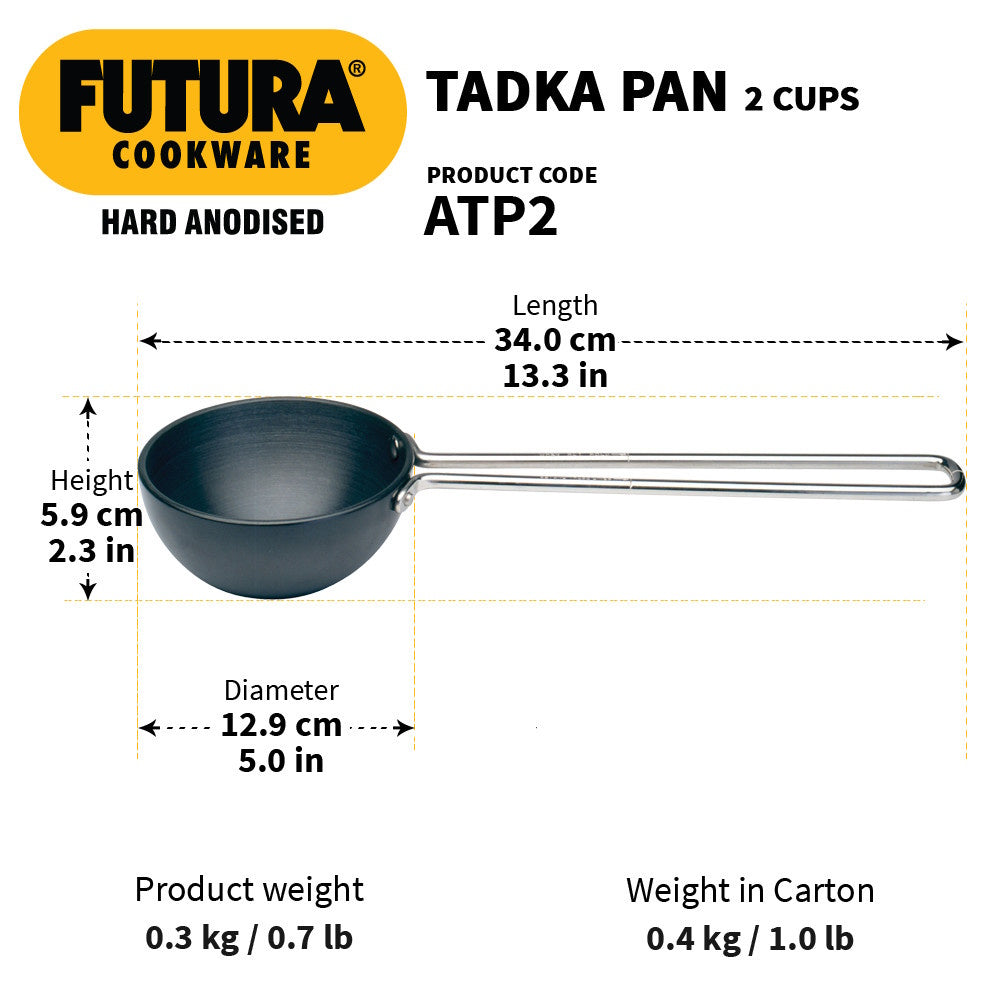 Hawkins Futura Tadka Pan 2 Cup ATP2