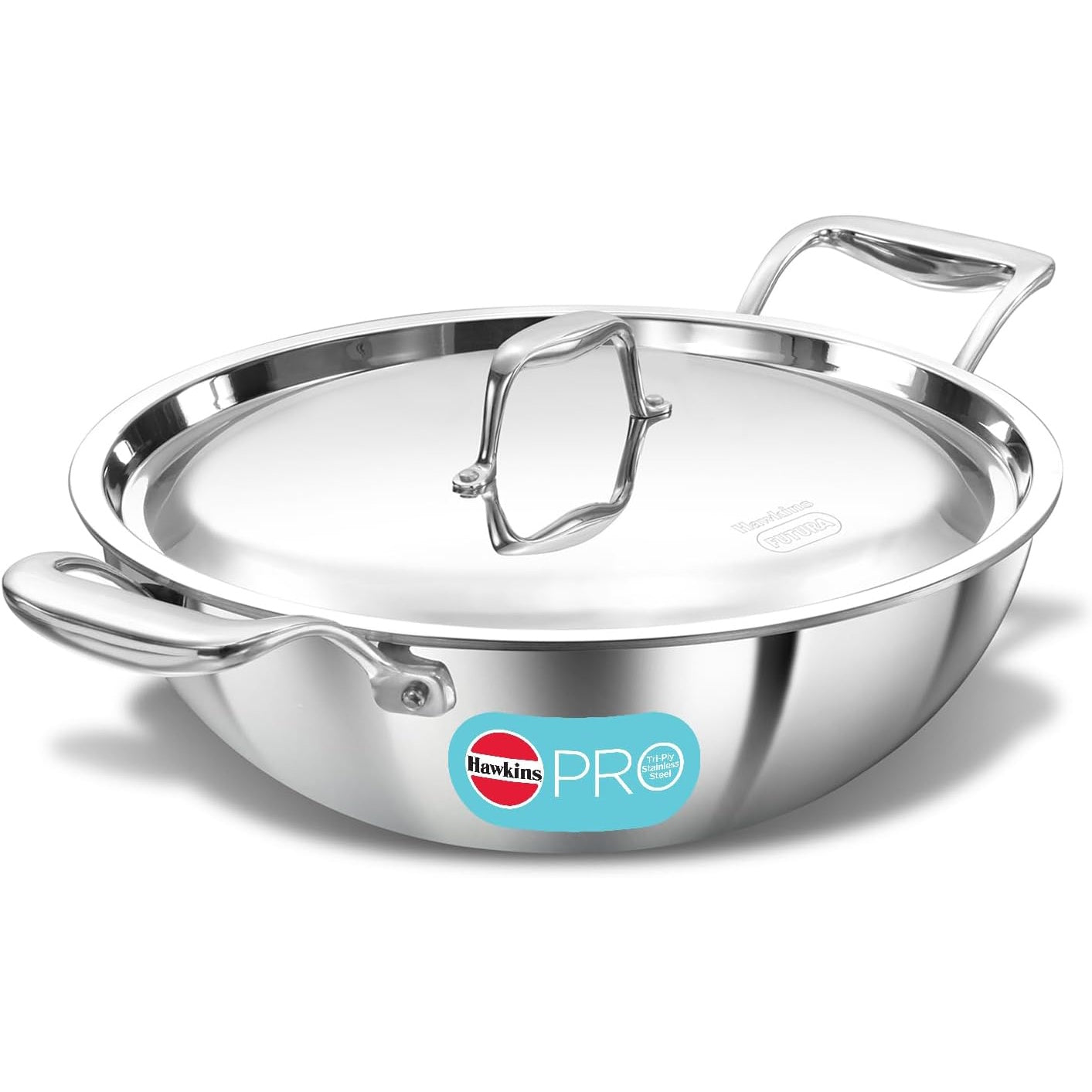 Hawkins Pro Deep- Fry Pan Triply Stainless Steel 3.5L PSK35S