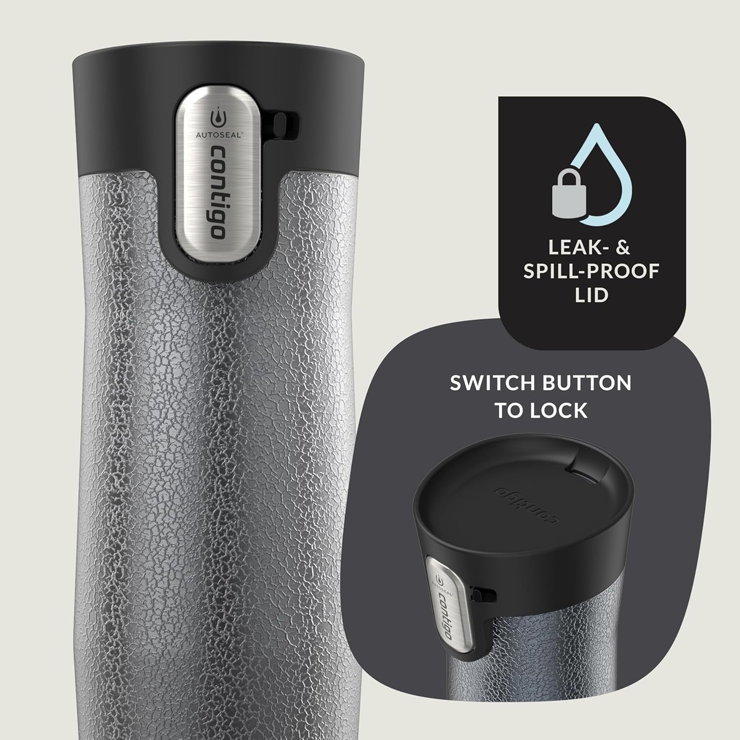 Contigo Westloop Autoseal Travel Mug 473ml Crystal Sake