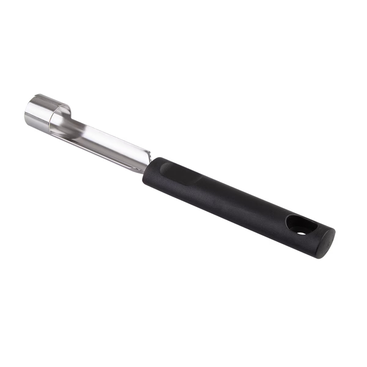 Appetito Stainless Steel Apple Corer W/ Black Handle