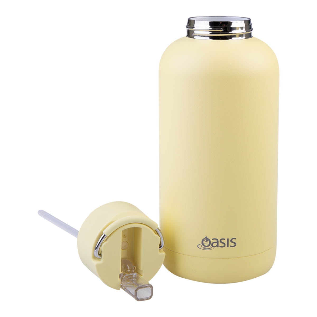 Oasis Moda Ceramic Lined S/S Triple Wall Ins. Drink bottle 1.5l (Daffodil)
