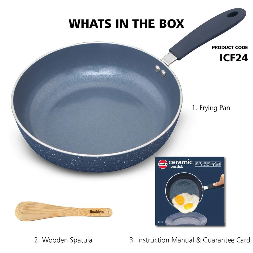Hawkins Ceramic Nonstick 24 cm Frying Pan ICF24