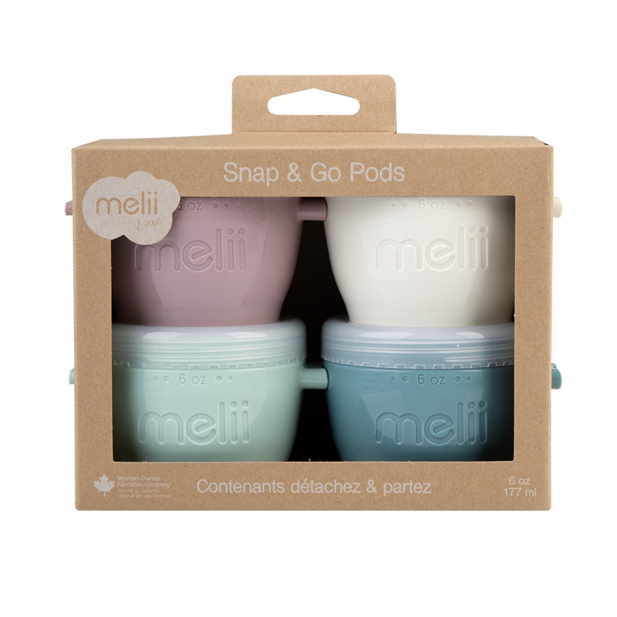 Melii Luxe Snap & Go Pods Set of 4-180ml
