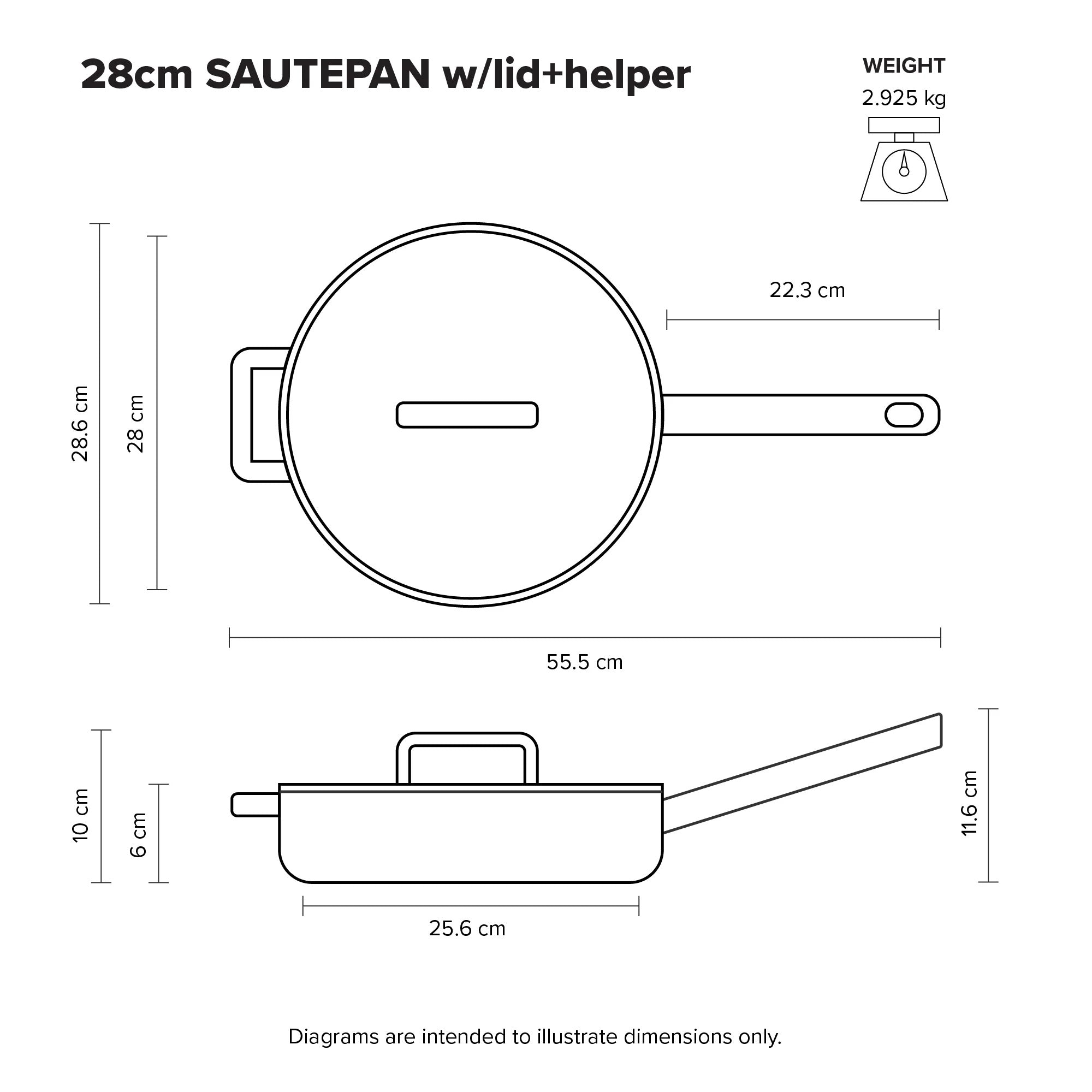 Scanpan Elektra Sauté Pan 28cm
