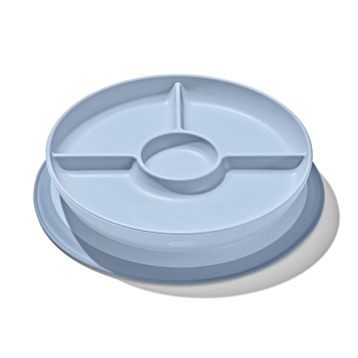 Oxo Stick & Stay Divided Plate - Dusk