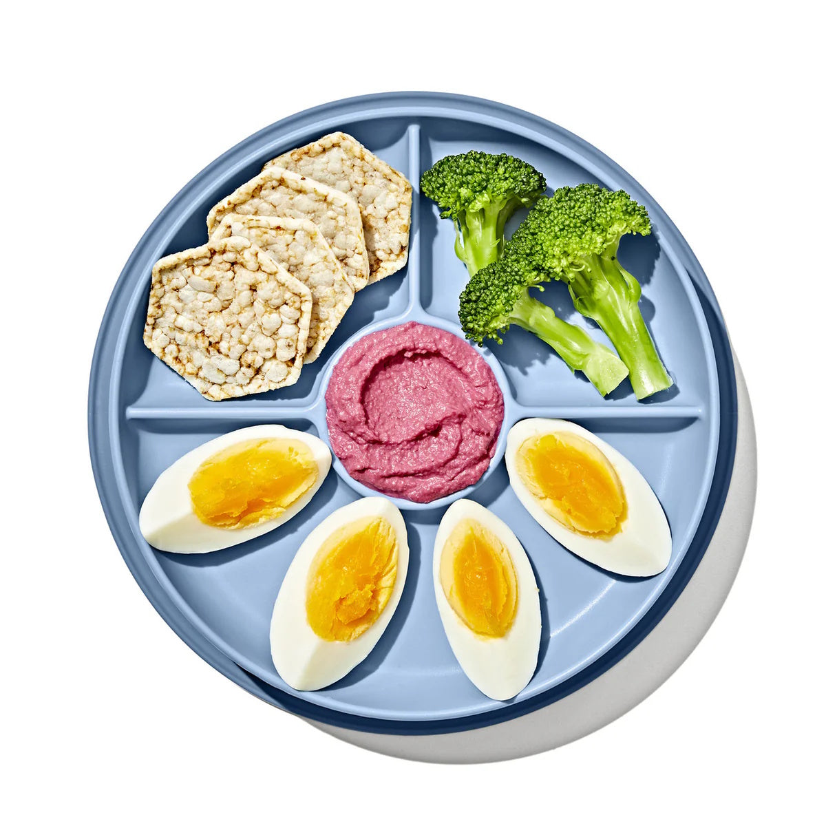 Oxo Stick & Stay Divided Plate - Dusk