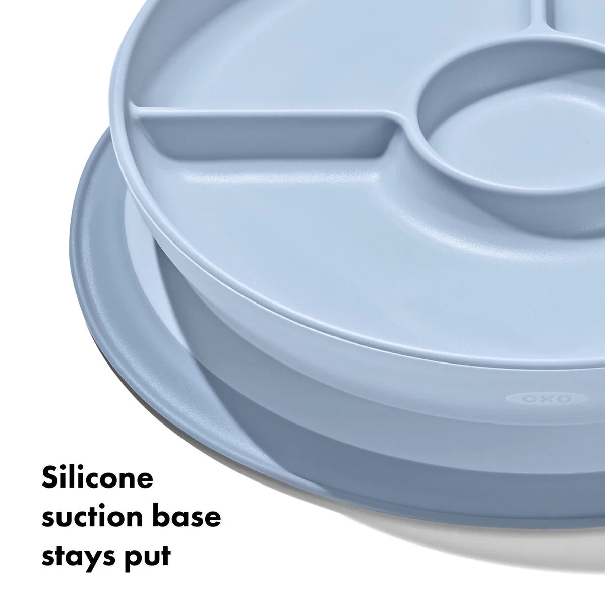 Oxo Stick & Stay Divided Plate - Dusk