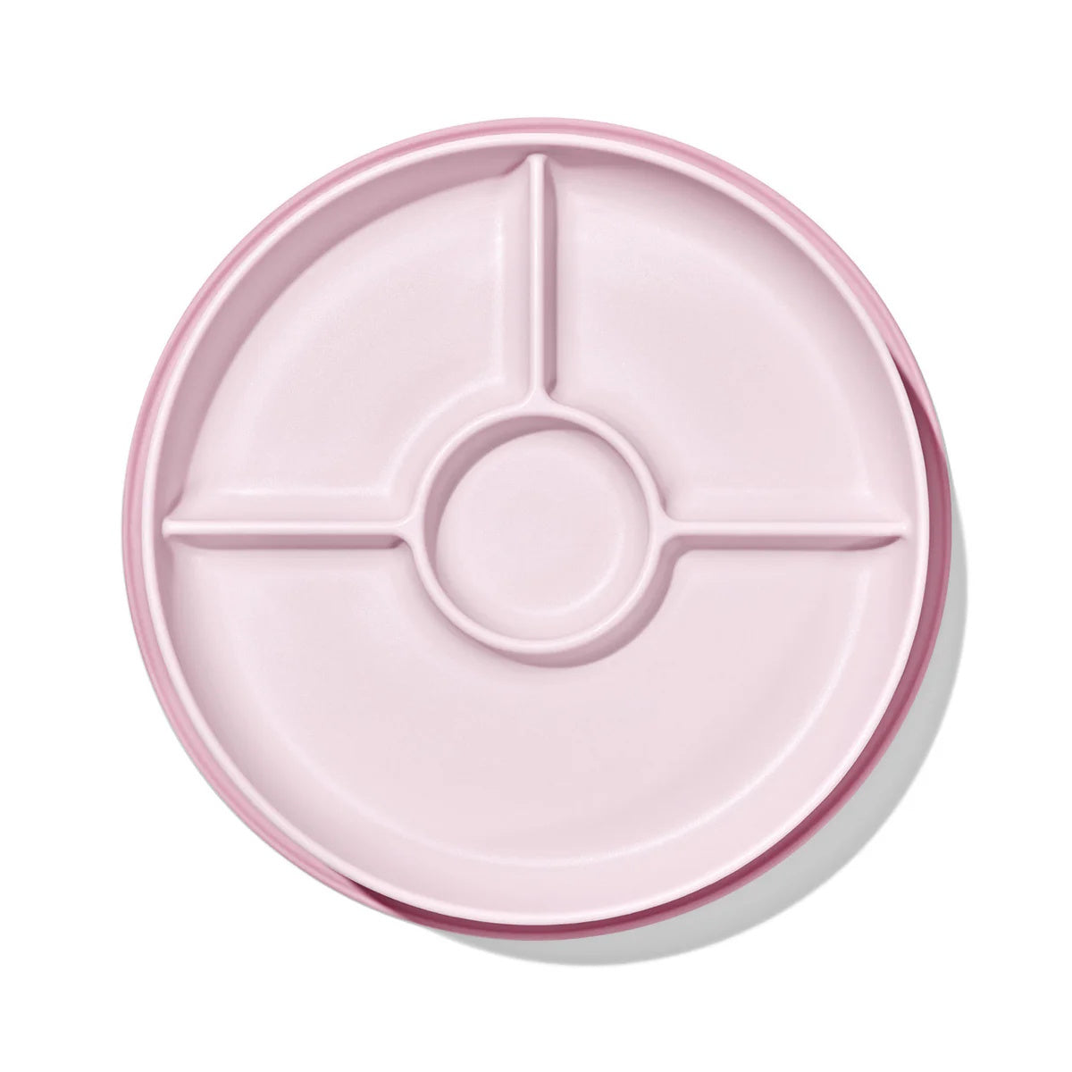 Oxo Stick & Stay Divided Plate - Blossom