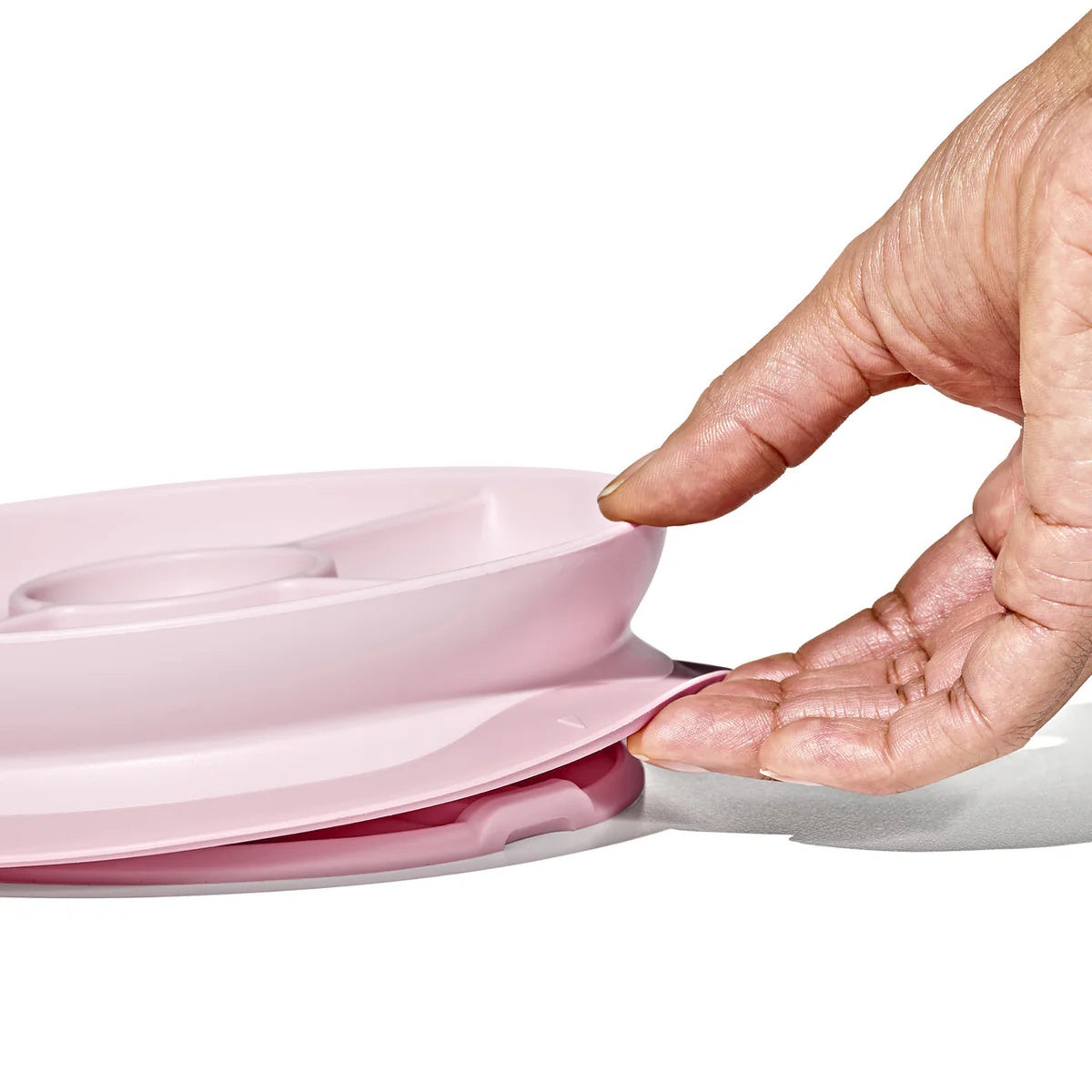 Oxo Stick & Stay Divided Plate - Blossom