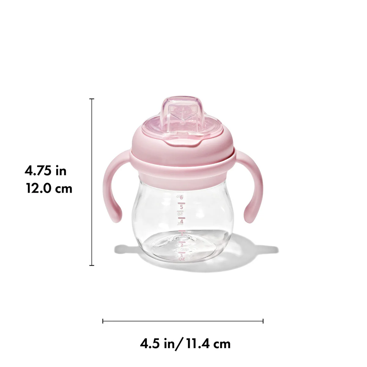 Oxo Grow Soft Spout Cup with Removable Handles - Blossom