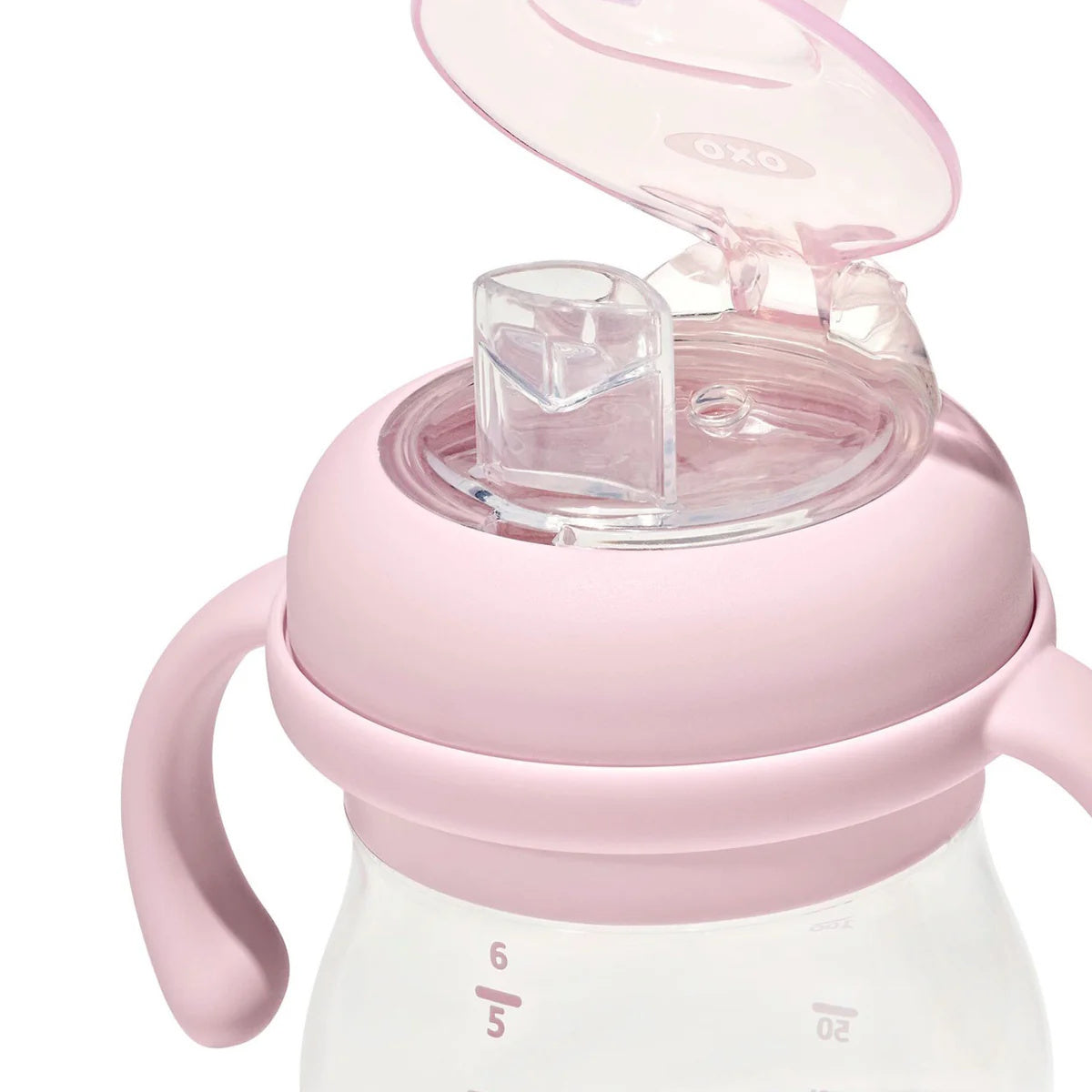 Oxo Grow Soft Spout Cup with Removable Handles - Blossom