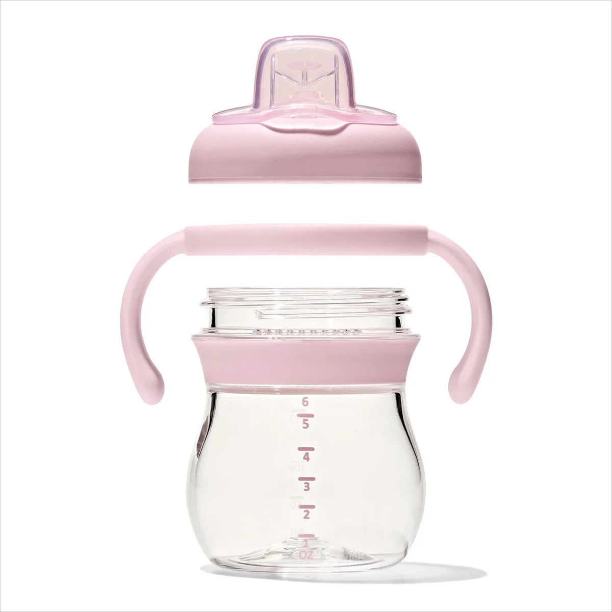 Oxo Grow Soft Spout Cup with Removable Handles - Blossom