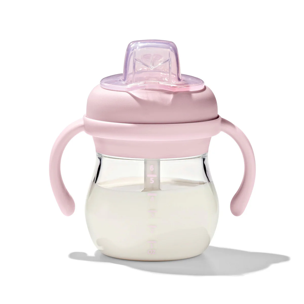 Oxo Grow Soft Spout Cup with Removable Handles - Blossom