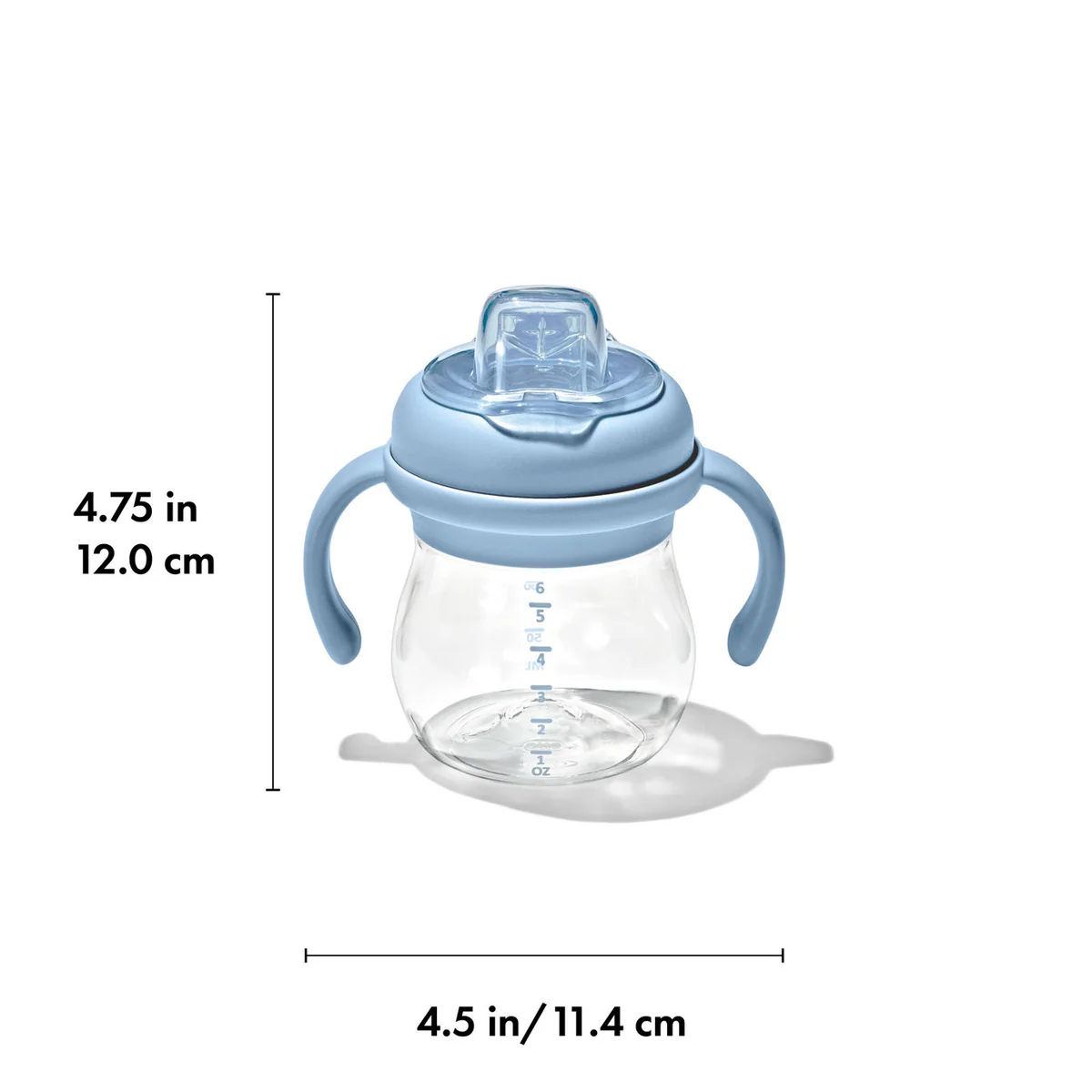 Oxo Grow Soft Spout Cup with Removable Handles - Dusk