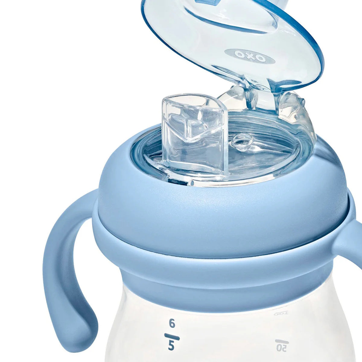 Oxo Grow Soft Spout Cup with Removable Handles - Dusk