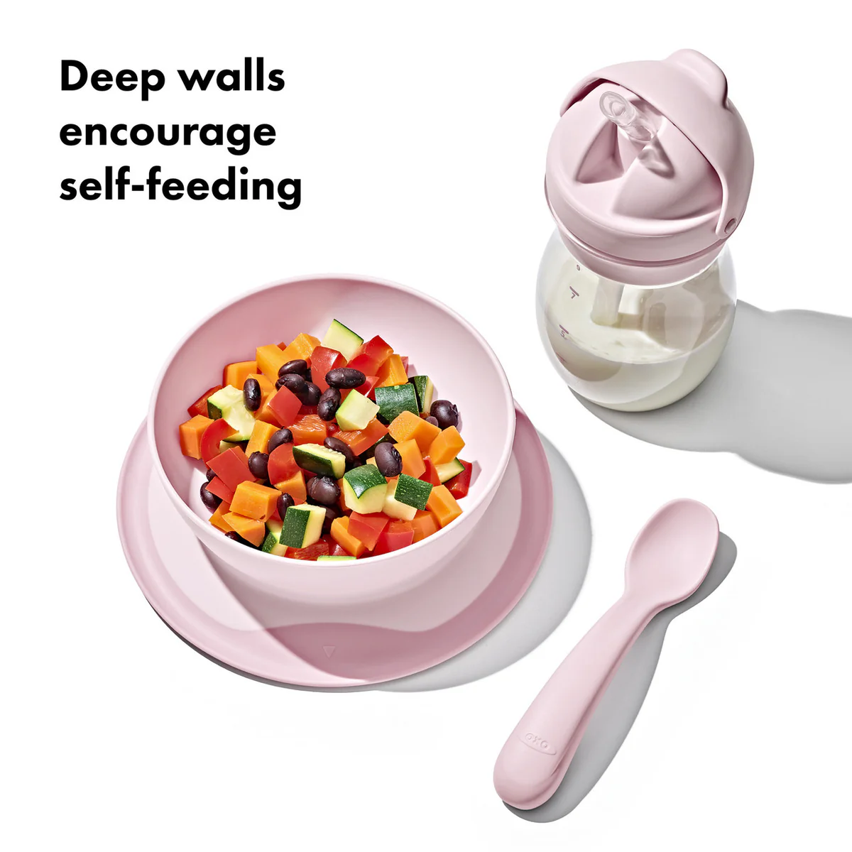 Oxo Stick & Stay Bowl - Blossom