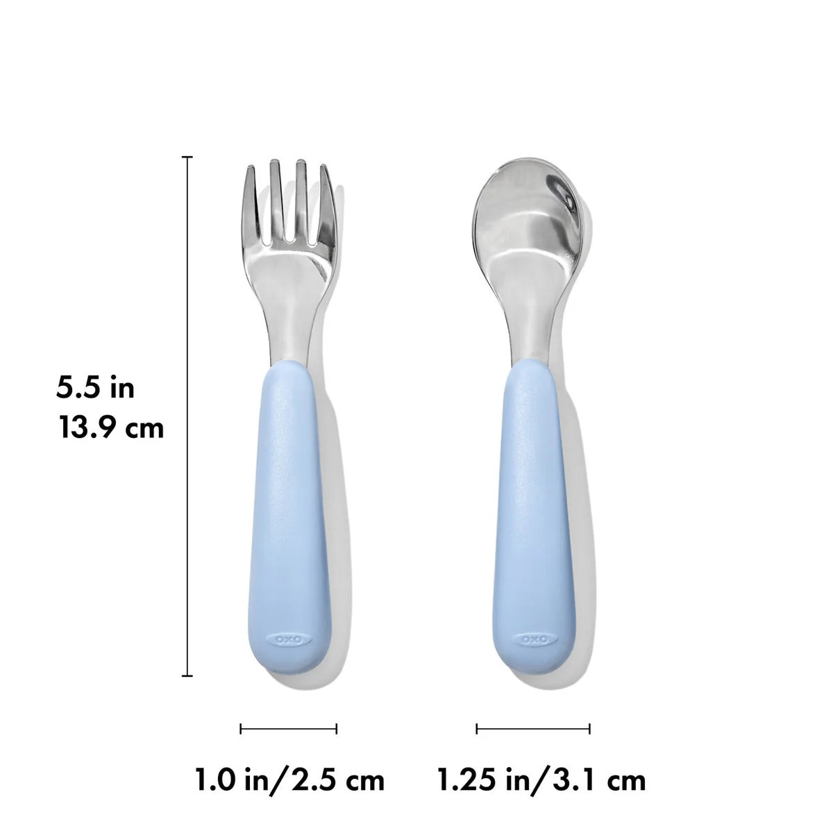Oxo Fork & Spoon Set - Dusk