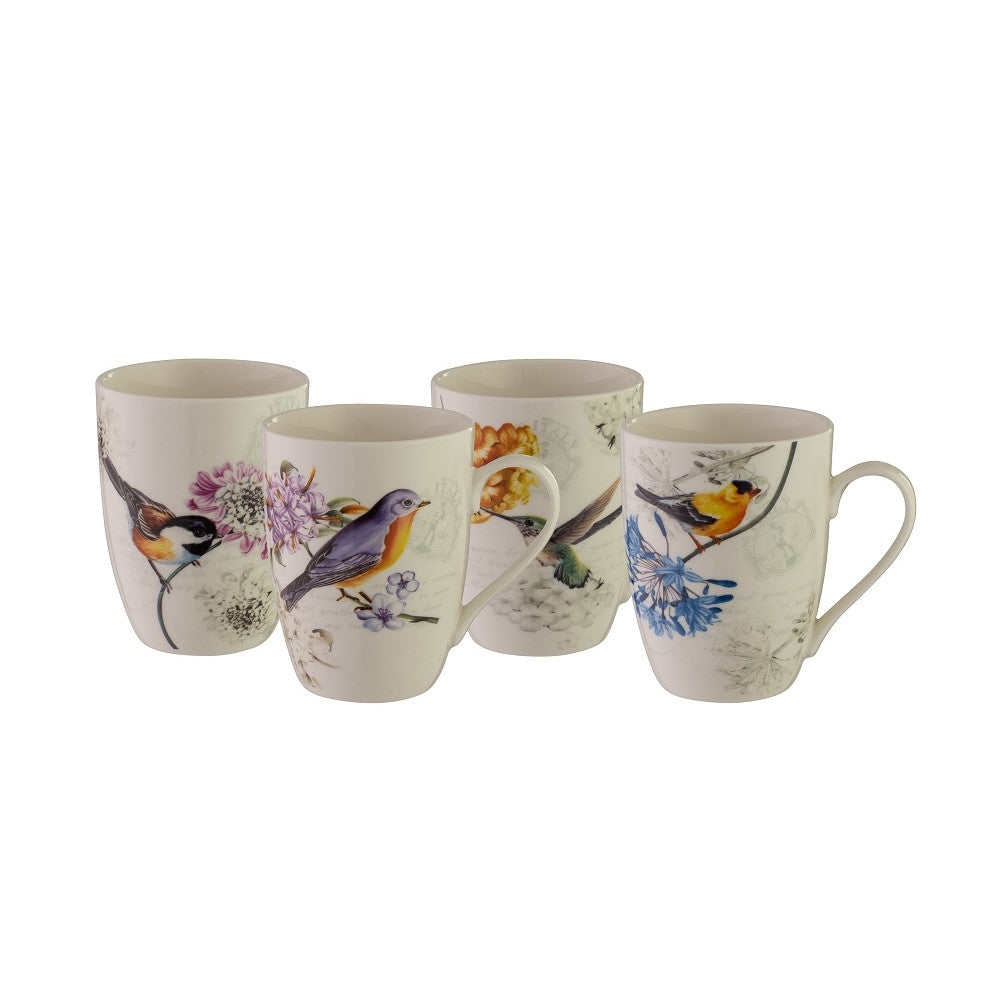 Bundanoon Coupe Mug 355ml Set of 4 Birdsong