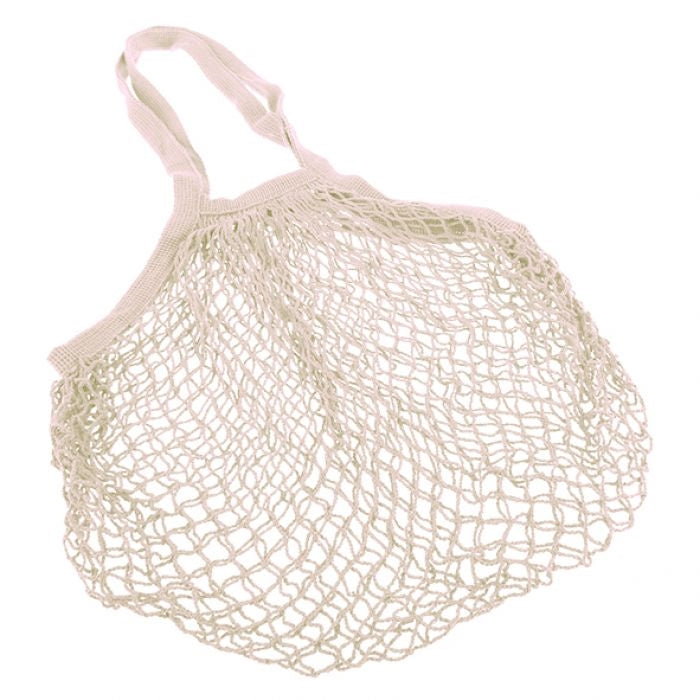 Sachi Cotton String Bag Long Handle - Natural