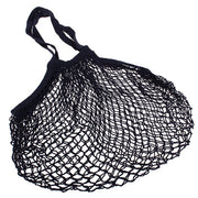 Sachi Cotton String Bag Long Handle - Navy