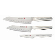 Global Ni 3pc Knife Set Paring + Vegetable + Cooks 3 Piece