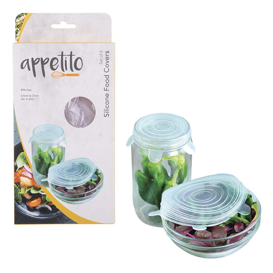 D.line Appetito Reusable Silicone Food Cover Set of 6