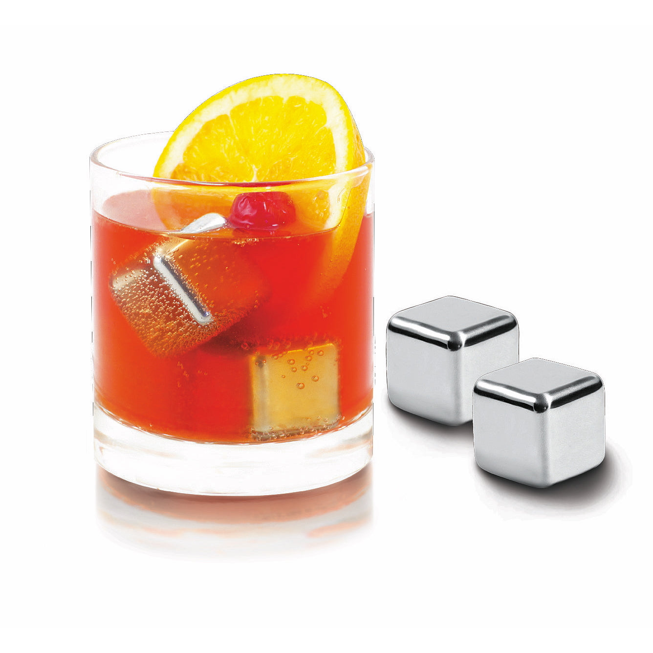 Avanti Stainless Steel Ice Cubes Set of 4