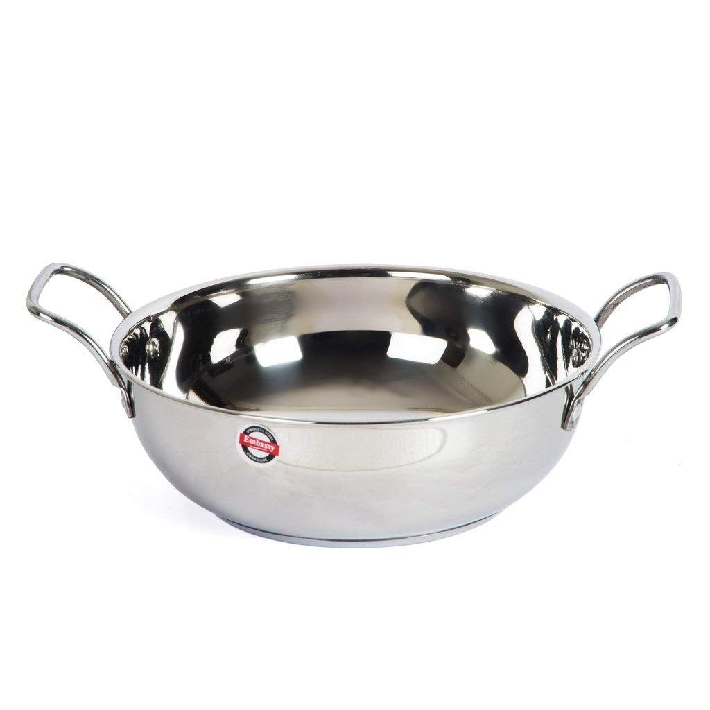 Kadhai/Wok - Sandwich Bottom (Size-10) 19cm/1L