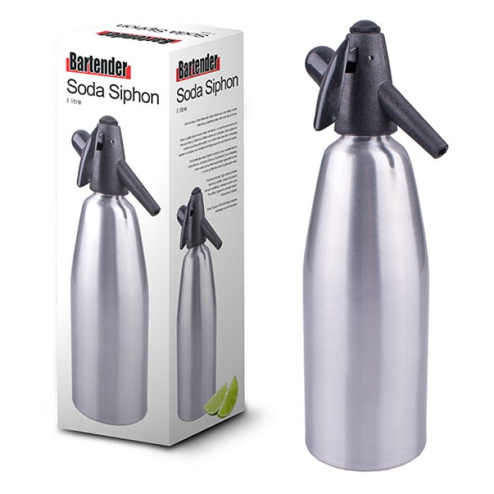 Bartender Soda Siphon 1l (Silver)