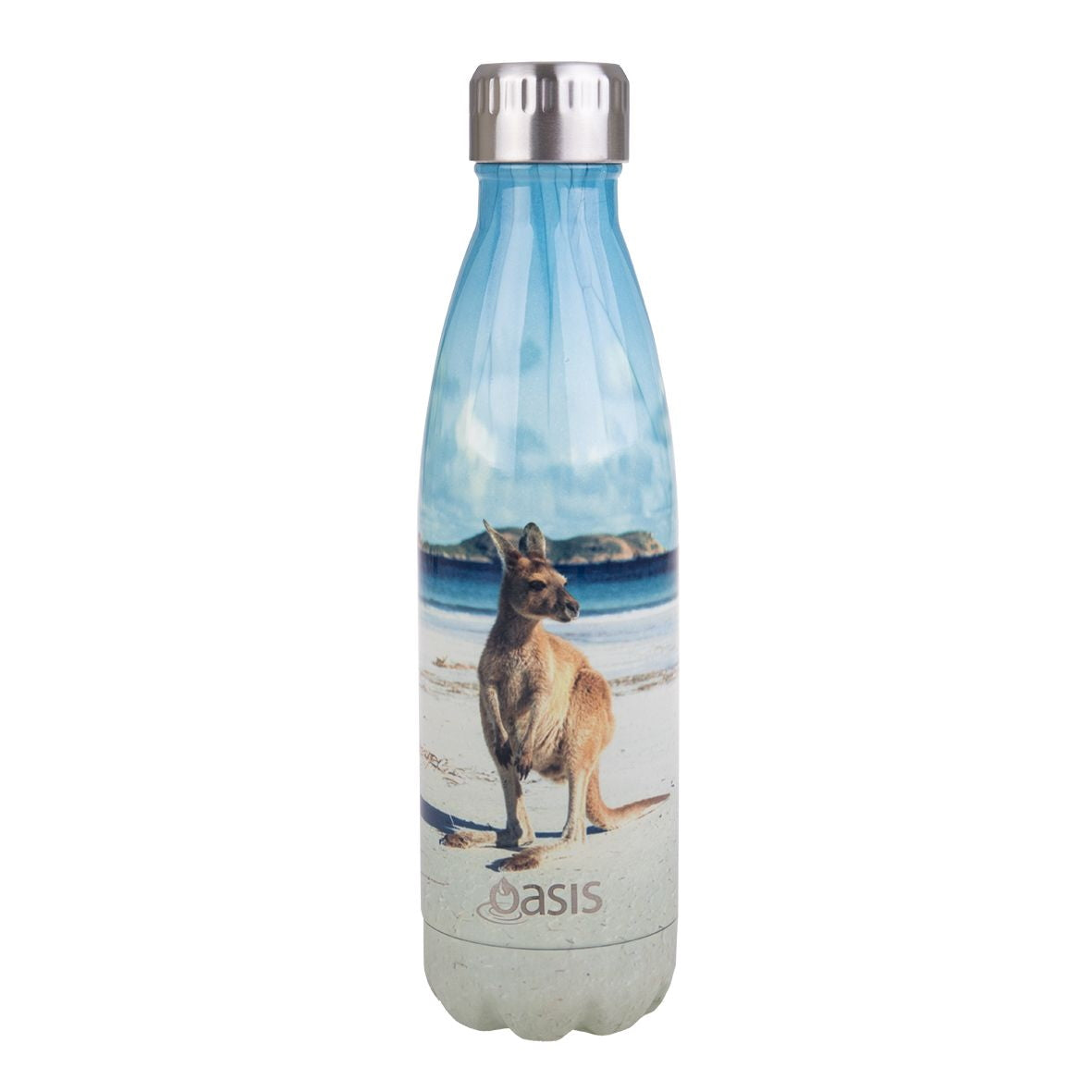 Oasis Stainless Steel Double Wall Insulated Drink Bottle 500ml - Kangaroo Bay