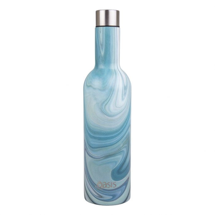 Oasis S/s Double Wall Insulated Wine Traveller 750ml - Whitehaven