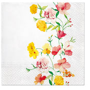 Paw Lunch Napkins 33cm DELICATE FLOWERS