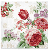 Paw Lunch Napkins 33cm MYSTERIOUS ROSES