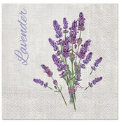 Paw Lunch Napkins 33cm LAVENDER FOR YOU