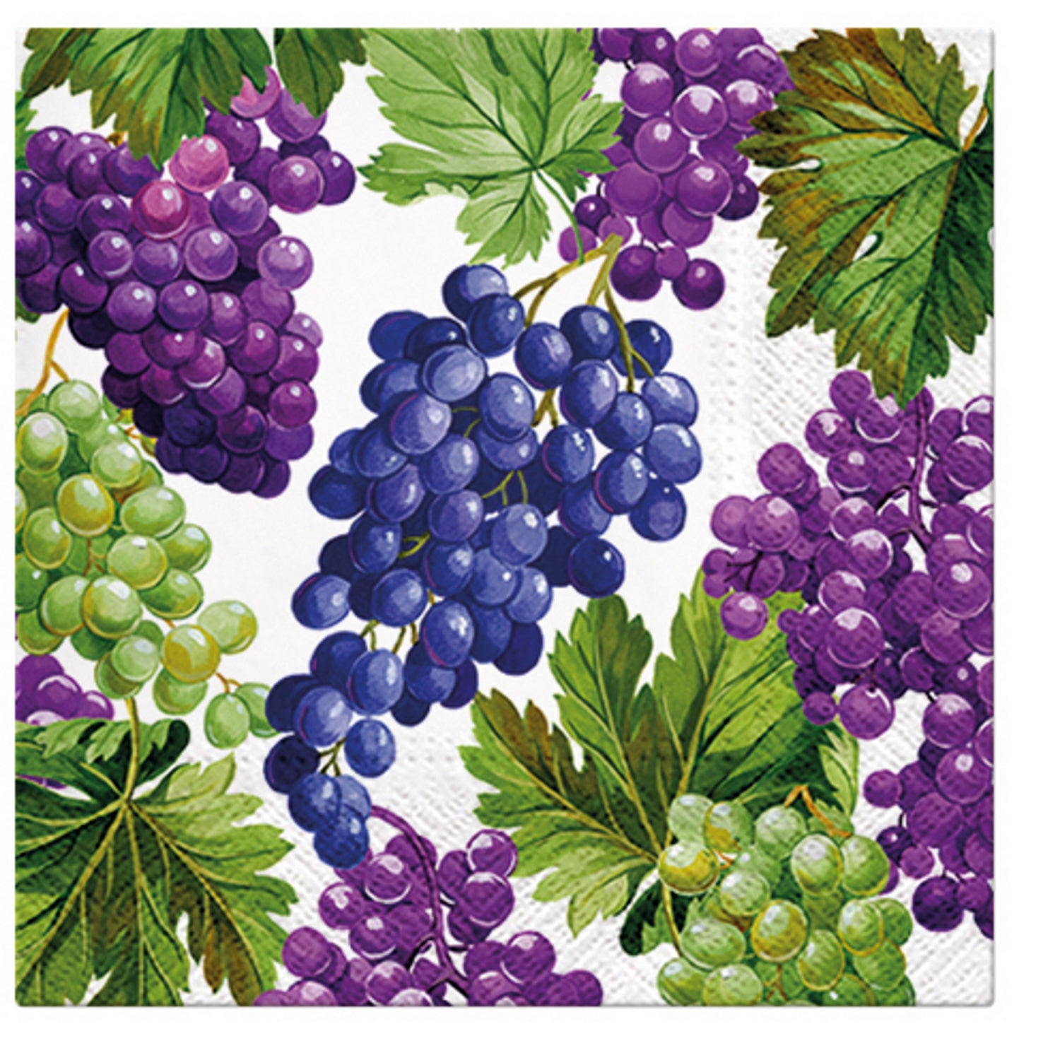 Paw Lunch Napkins 33cm NATURAL GRAPES