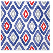 Paw Lunch Napkins 33cm WATERCOLR RHOMBUS