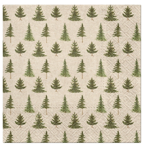 Paw Lunch Napkins 33cm WE CARE FOREST