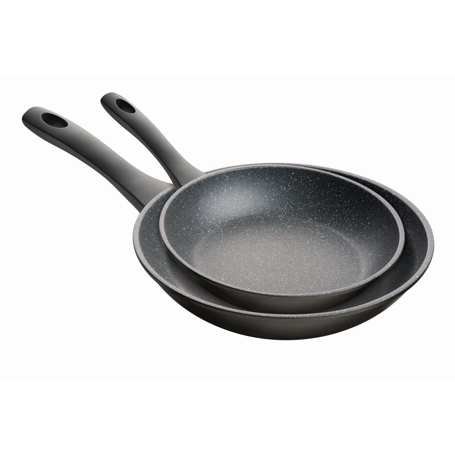Pyrolux Pyrostone 2pc Frypan Set 24cm & 30cm