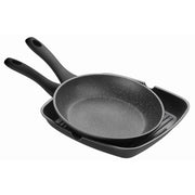 Pyrolux Pyrostone 2pc Set 26cm Frypan & 28cm Grill Pan
