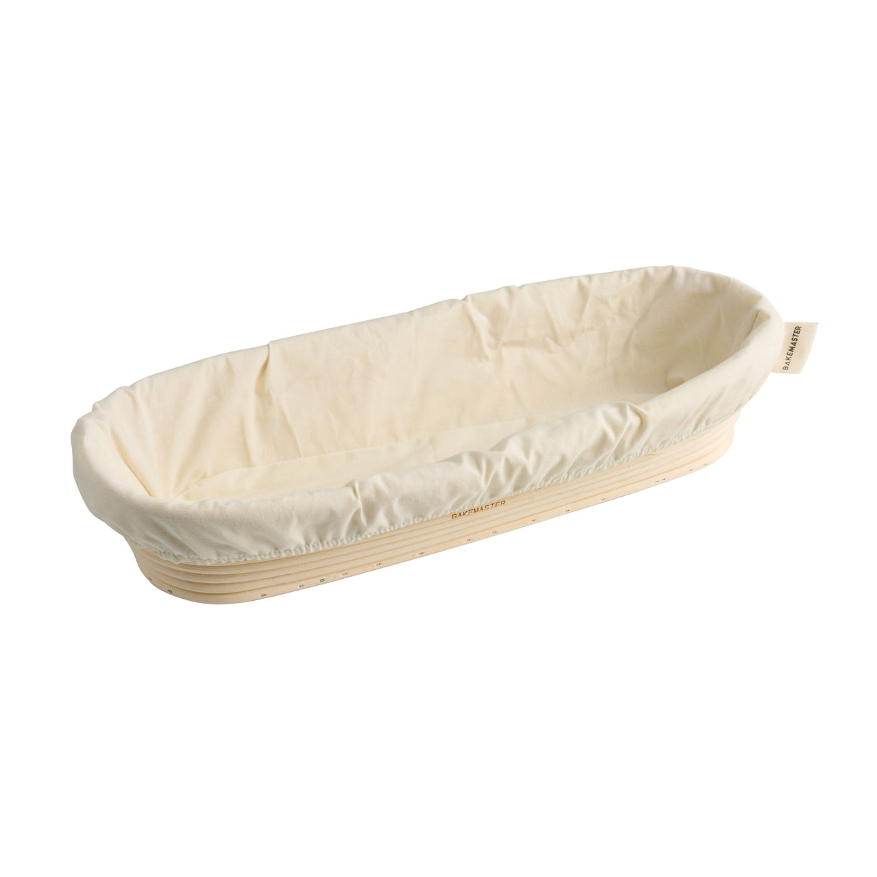 Bakemaster Large Oval Proving Basket 35X15X7CM