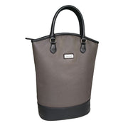 Sachi Two Bottle Wine Tote - Charcoal