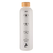 Avanti Drink More Velvet Glass Bottle 1L Frosted White
