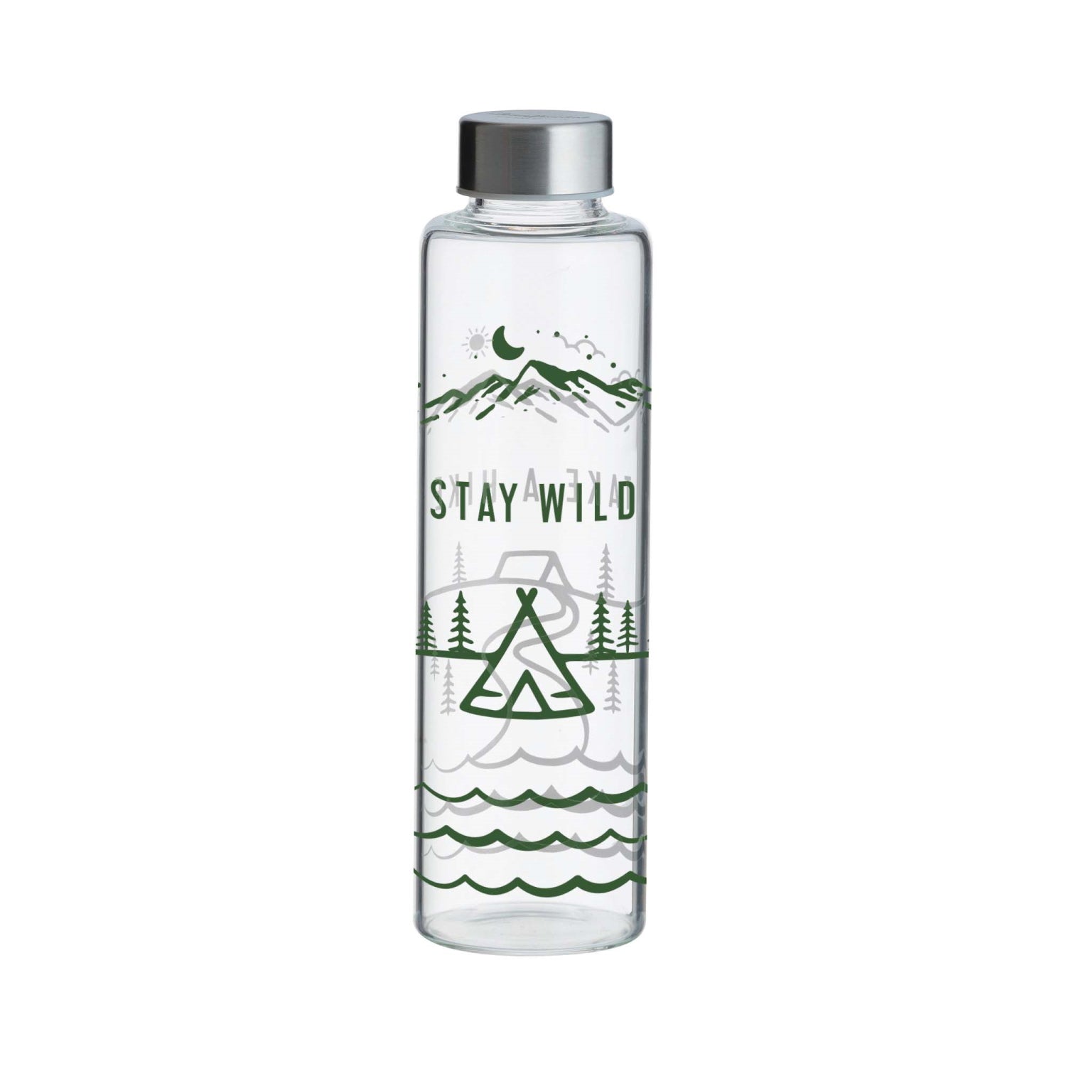 Typhoon Stay Wild Glass Bottle 600ml