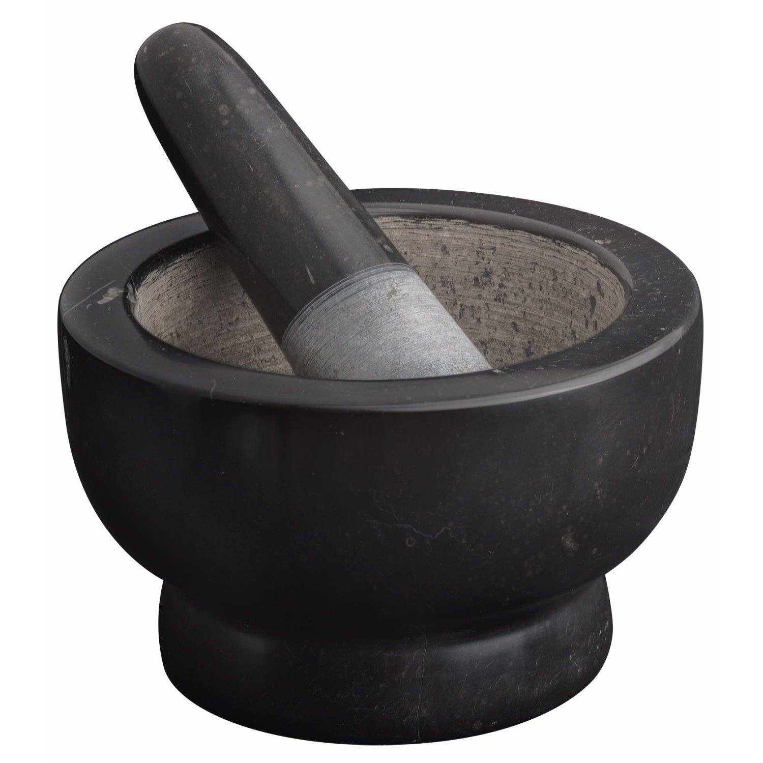 Avanti Marble Footed Mortar&Pestle 13cm White